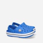 gre pm Crocs Crocband Kids Clog Toddler 207005 BRIGHT COBALT CHARCOAL 1038856 5