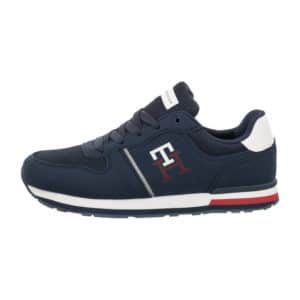 tommy hilfiger low cut lace up sneaker blue t3b9 32492 1450800 th534 a shoes